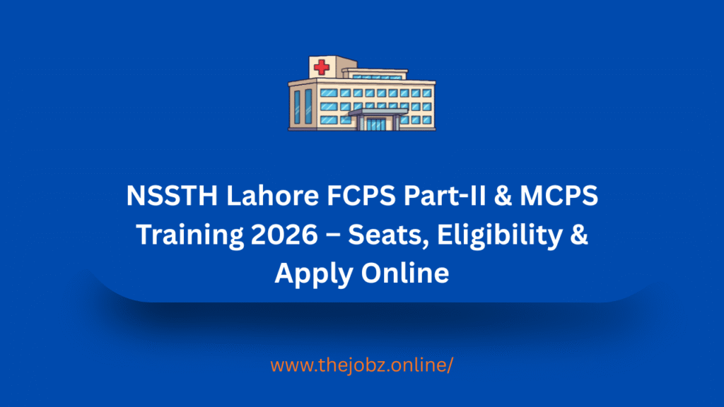 NSSTH Lahore FCPS Part-II & MCPS Training 2026